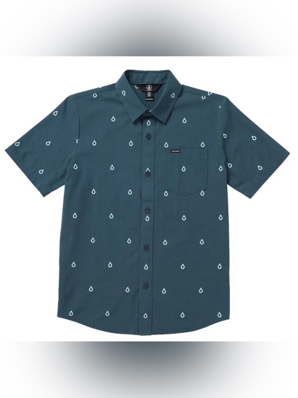 Volcom Men’s Patterson Short-Sleeve Woven Button-Up Shirt